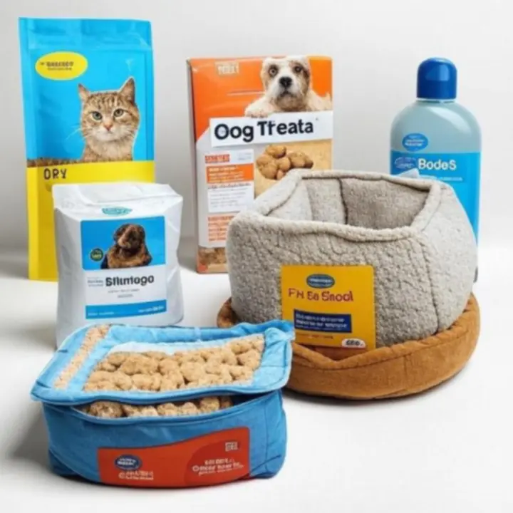 Przykładowa siatka produktów zoologicznych